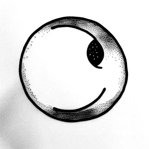 baby's breath with moon  tattoo design idea