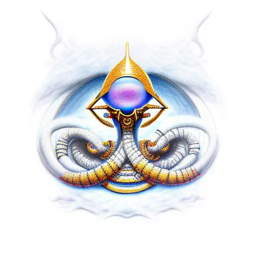 Osiris as an alien tattoo design idea