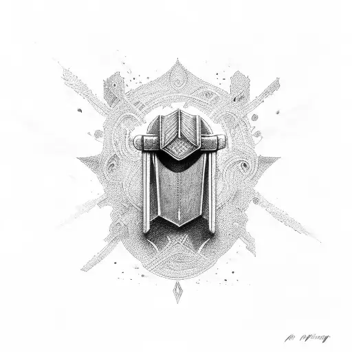 mjolnir hugin munin tattoo design idea