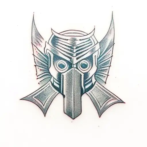 mjolnir hugin munin tattoo design idea