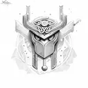 mjolnir hugin munin tattoo design idea