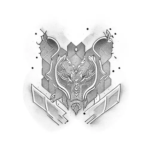 east tattoo design idea