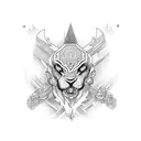 east tattoo design idea