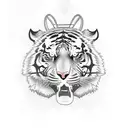 Tiger tattoo design idea