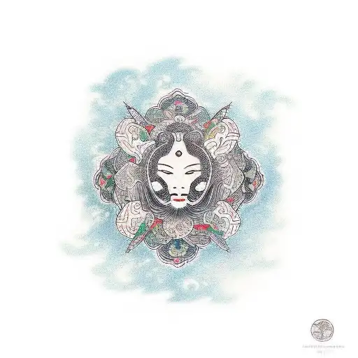 something that represents inner peace tattoo design idea