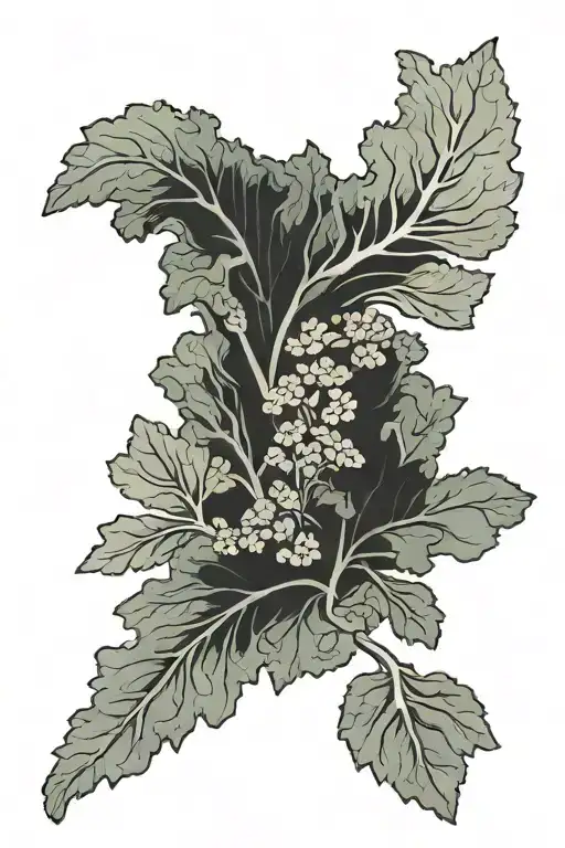celebration of kale tattoo design idea