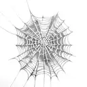 Traditional Spider Web tattoo design idea