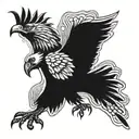 Adler tattoo design idea