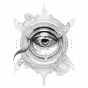 Eye of Horus tattoo design idea