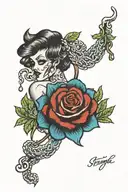 Struggle No Progress tattoo design idea