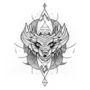 Mystic tattoo design idea