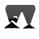 landscape, dad and son tattoo design idea