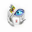 Alice in wonderland down the rabbit hole matrix red pill theme tattoo design idea