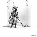 Peter Pan with a sign "Don't grow up" is a trap tattoo design idea