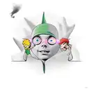 Peter Pan with a sign "Don't grow up" is a trap tattoo design idea