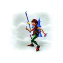 Peter Pan with a sign "Don't grow up" is a trap tattoo design idea