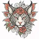 savage tattoo design idea