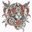 savage tattoo design idea