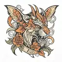 savage tattoo design idea