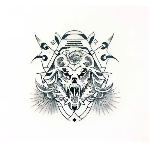 molon labe tattoo design idea