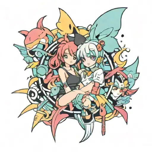 90s tattoo design idea