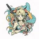 90s tattoo design idea