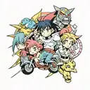 90s tattoo design idea