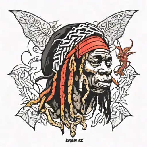 lil Wayne face tattoo design tattoo design idea