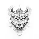 Korean traditional gang tattoo  tattoo design idea