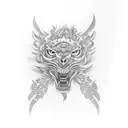 Korean traditional gang tattoo  tattoo design idea