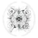 jade strength tattoo design idea