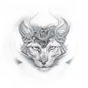 jade strength tattoo design idea