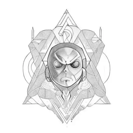 Kavian name with a creative character  tattoo design idea