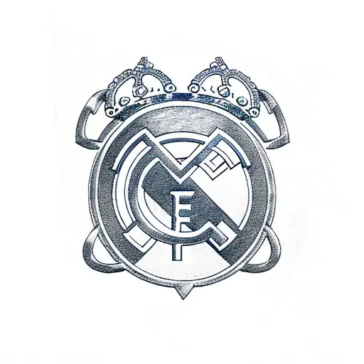 REAL MADRID LOGO tattoo design idea