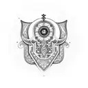 hamsa jewish tattoo design idea