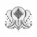 hamsa jewish tattoo design idea