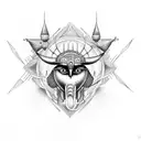 Ojo de horus  tattoo design idea