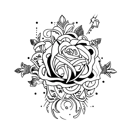 4 including the years 2002, 2005, 2008, 2014 tattoo design idea