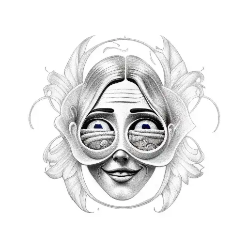 coraline tattoo design idea