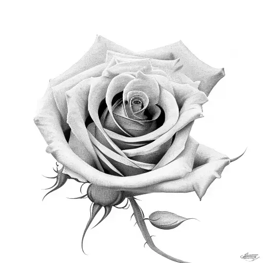 rose that has mara written on it and has the year 1985 tattoo design idea