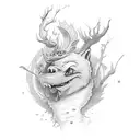 last name "Boudreau" in a nice font for a forearm tattoo design idea