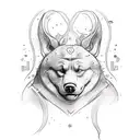 last name "Boudreau" in a nice font for a forearm tattoo design idea