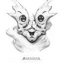 last name "Boudreau" in a nice font for a forearm tattoo design idea