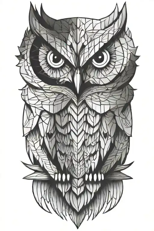  Cheshire owl mixing designs tattoo design idea