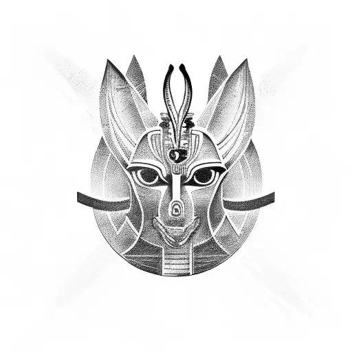 Anubis tattoo design idea