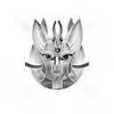 Anubis tattoo design idea