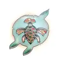 Turtle tattoo design idea