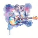 soccer, sports, friends, summer, songs with a guitar around the campfire, food tattoo design idea