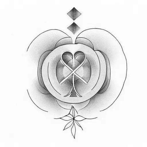 Heart loop. Dove of peace. Birth date 5.4.1941. Death date 12.3.2018  tattoo design idea