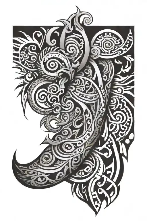 Tribal bottom leg tattoo men tattoo design idea